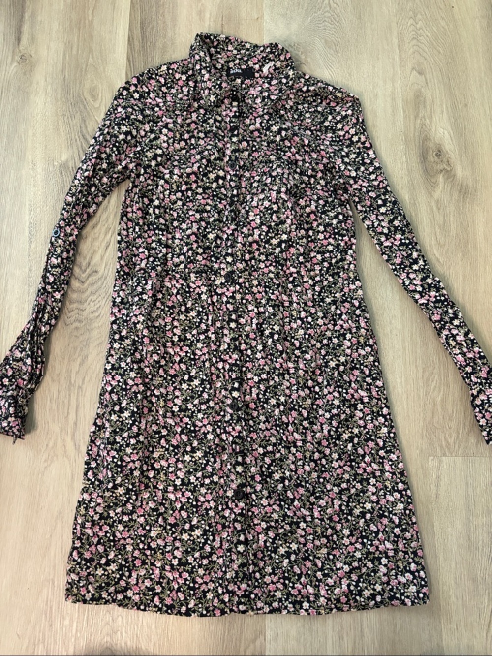 BDG Urban Outfitters Ditsy Floral Shirt Dress Cotton Small festival boho summer